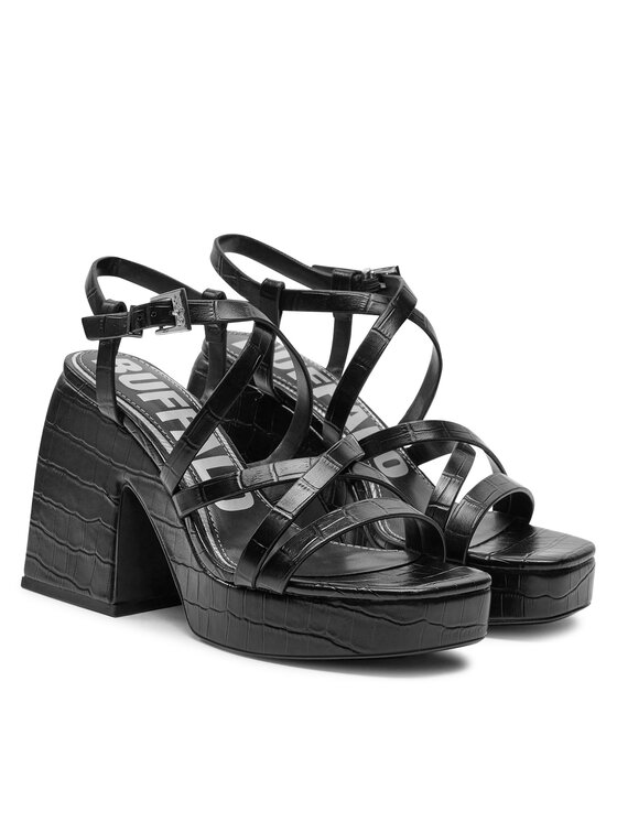 Buffalo Buffalo Sandalen Sydney Miss 1291578 Schwarz