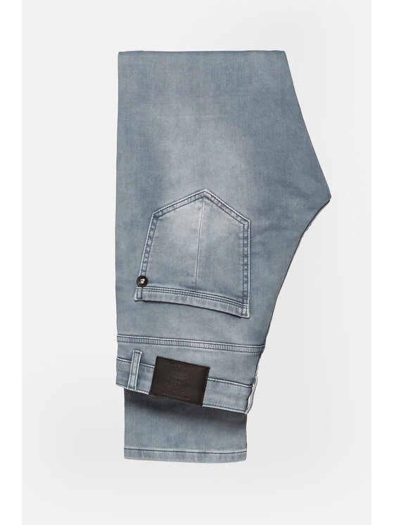 Lancerto Lancerto Jeansy Bryson Szary Slim Fit