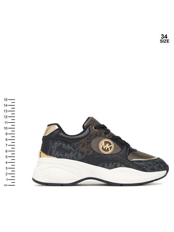 MICHAEL Michael Kors MICHAEL Michael Kors Sneakersy Zuma MK02656211 Brązowy ciemny