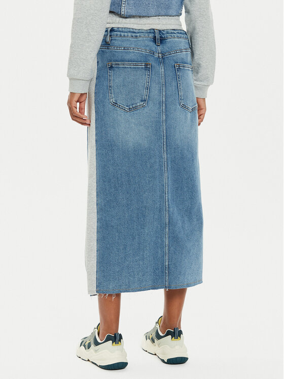 Desigual Desigual Jeans krilo Pekin 24WWFD06 Modra Regular Fit