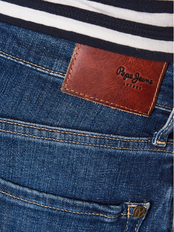 Pepe Jeans Herren Crane Jeans - Schmale Passform, Gewaschener Schwarzer Denim