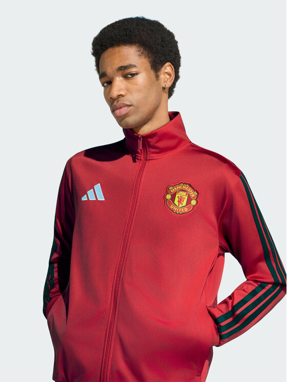 adidas adidas Kurtka wielofunkcyjna Manchester United DNA Czerwony Regular Fit