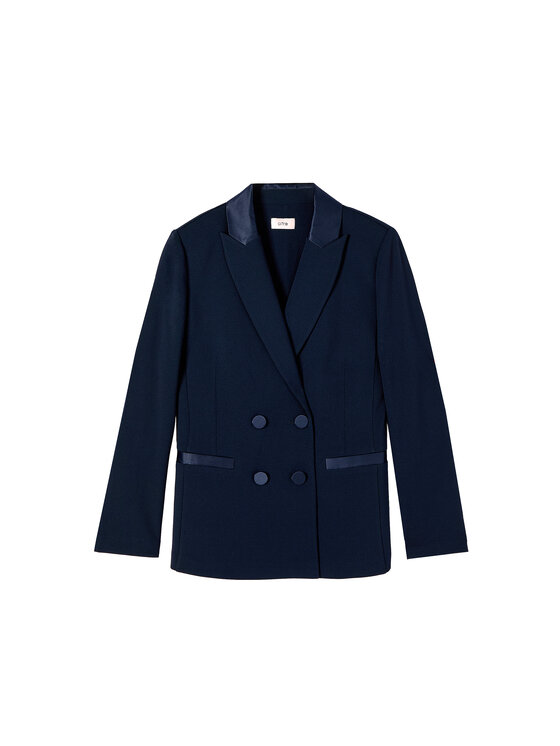 Oltre Oltre Giacca da abito Q782R104615N034 Blu Slim Fit