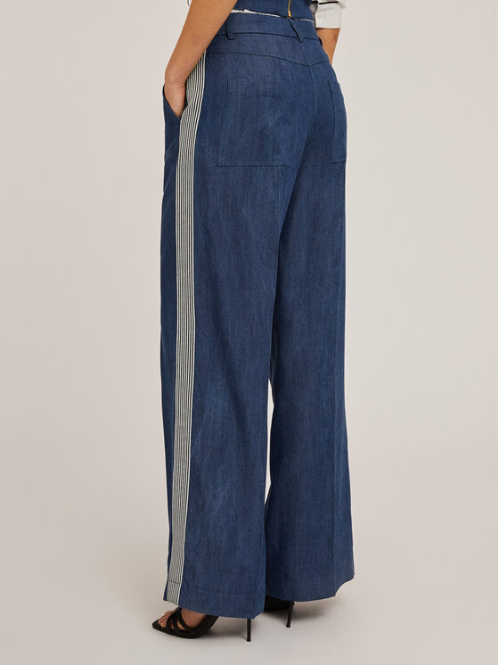 Motivi Motivi Pantaloni di tessuto P080Q004140N034 Blu Over Fit