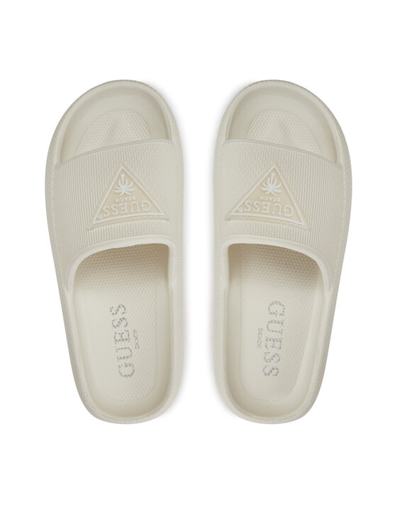 Guess Guess Šľapky E4GZ27 WG5X0 Biela