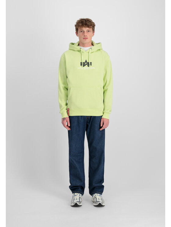 Alpha Industries Alpha Industries Bluza Basic Rubber Hoodie Żółty Regular Fit