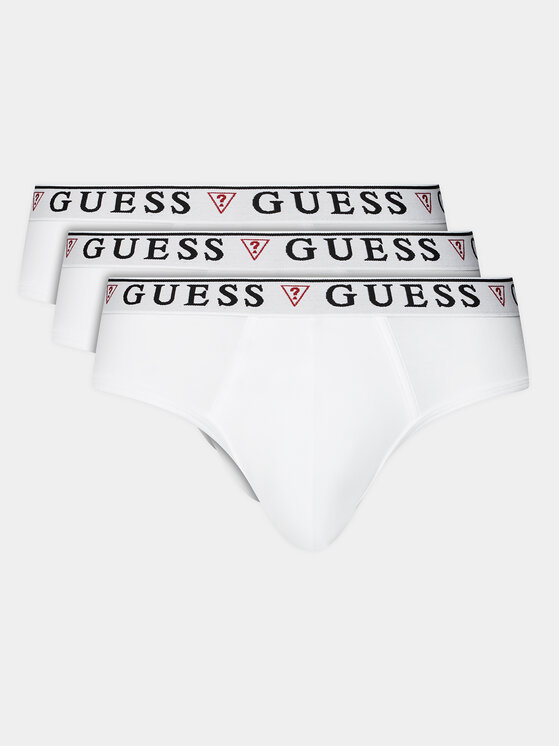 Guess Set Od 3 Para Muških Slip Gaća U97G00 KCD31 Bijela