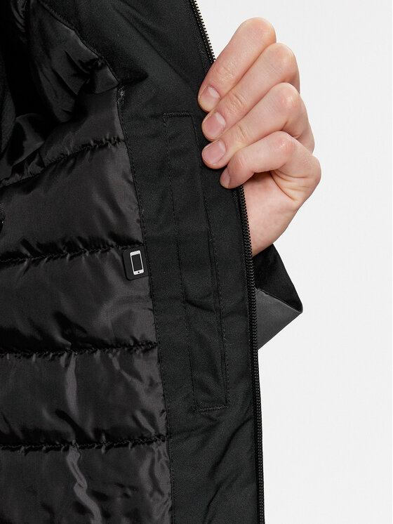 4F 4F Skijacke 4FAW23TTJAM306 Schwarz Regular Fit