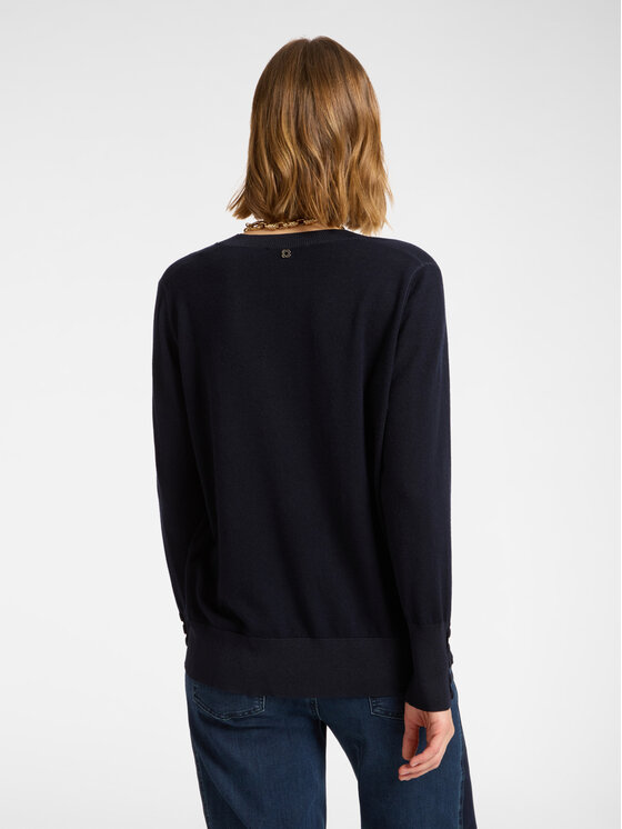 Elena Mirò Elena Mirò Cardigan M407Z000532N034 Blu Boxy Fit