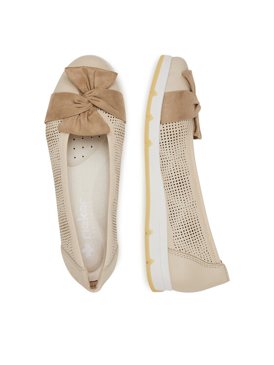 Rieker Rieker Ballerinas L3066-60 Beige