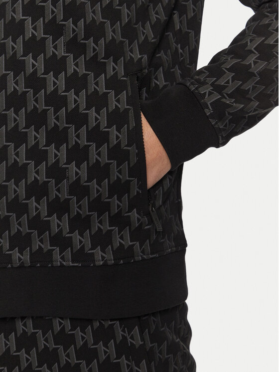 KARL LAGERFELD KARL LAGERFELD Mikina 705077 551951 Čierna Regular Fit