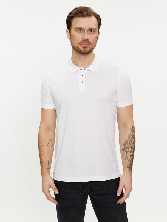 KARL LAGERFELD Polo 745000 542200 Bijela Regular Fit