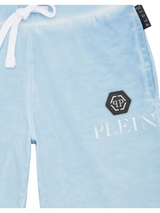 PHILIPP PLEIN PHILIPP PLEIN Pantaloncini 28269 Celeste Jogger Fit