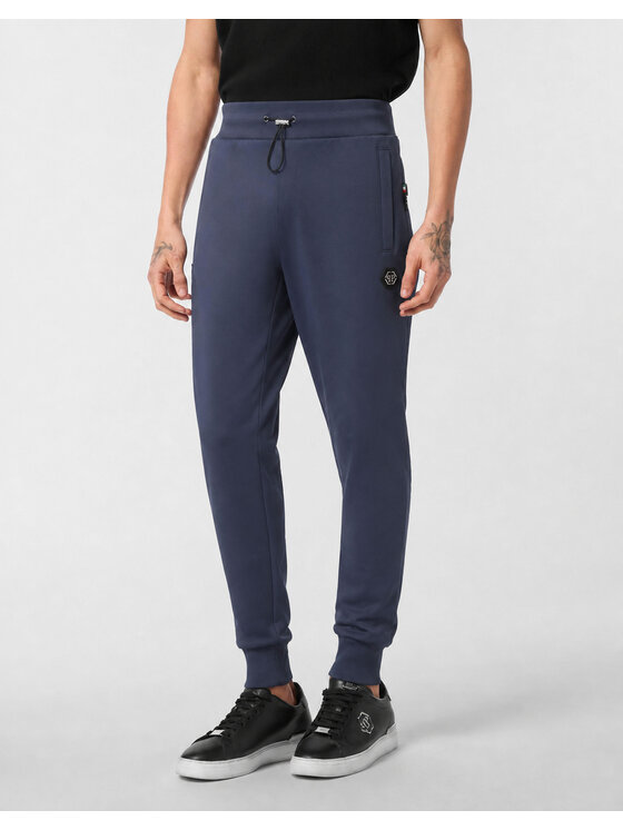PHILIPP PLEIN PHILIPP PLEIN Spodnie dresowe 24547 Niebieski jasny Jogger Fit