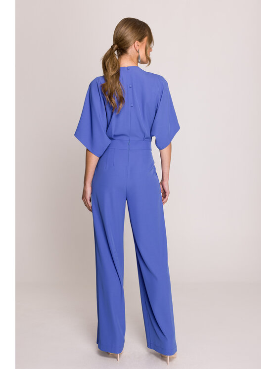 Stylove Stylove Overal S395 Modrá Sexy Straight Fit