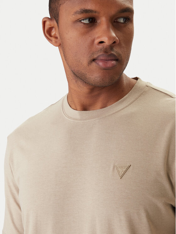 Guess Guess T-shirt Z2YI12 JR06K Bež Regular Fit