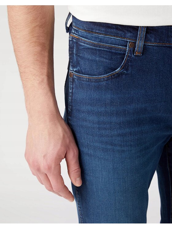 Wrangler Wrangler Jeansy Larston Niebieski Slim Fit