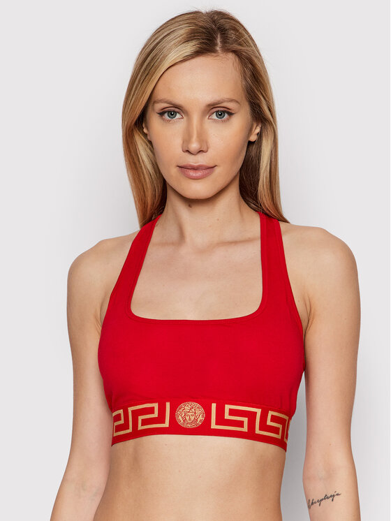 Versace Versace Podprsenkový top AUD01039 Červená