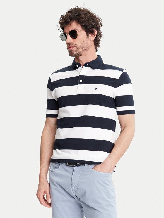 Pierre Cardin Polokošeľa C5 21394.2113 Čierna Regular Fit
