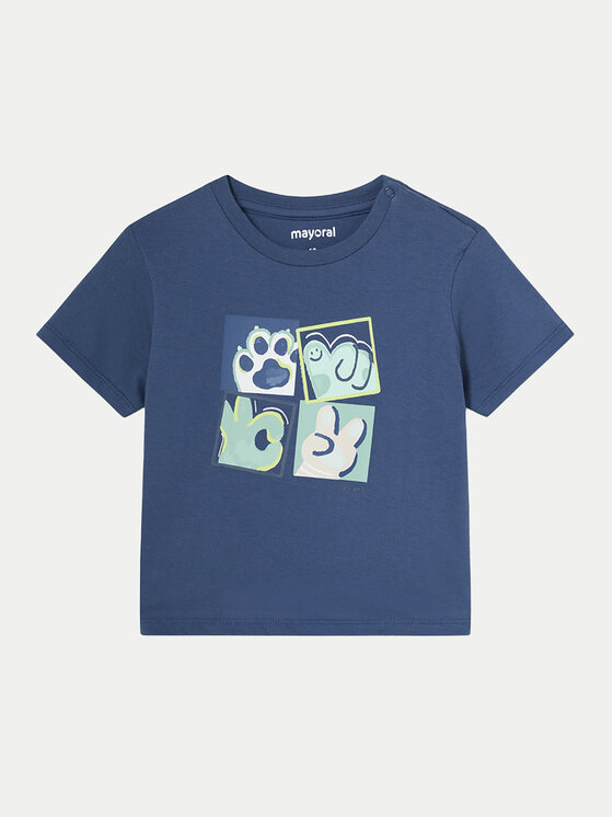 Mayoral Mayoral Komplet t-shirt majic﻿ 01032 Modra Regular Fit