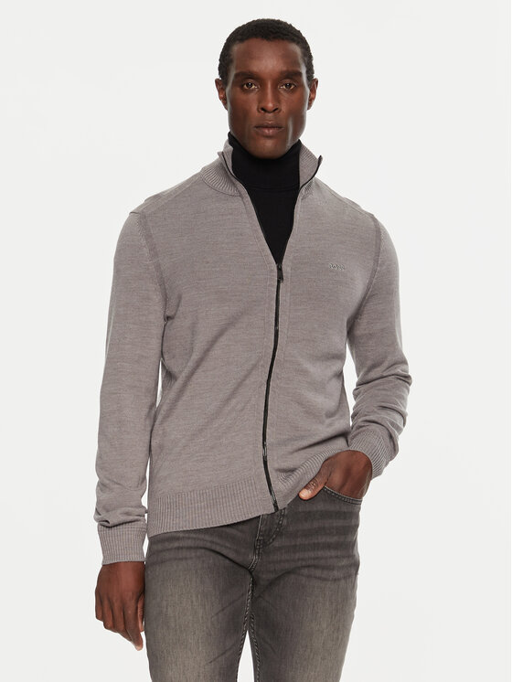 BOSS Boss Pullover Avac_Fz 50501750 Grau Regular Fit