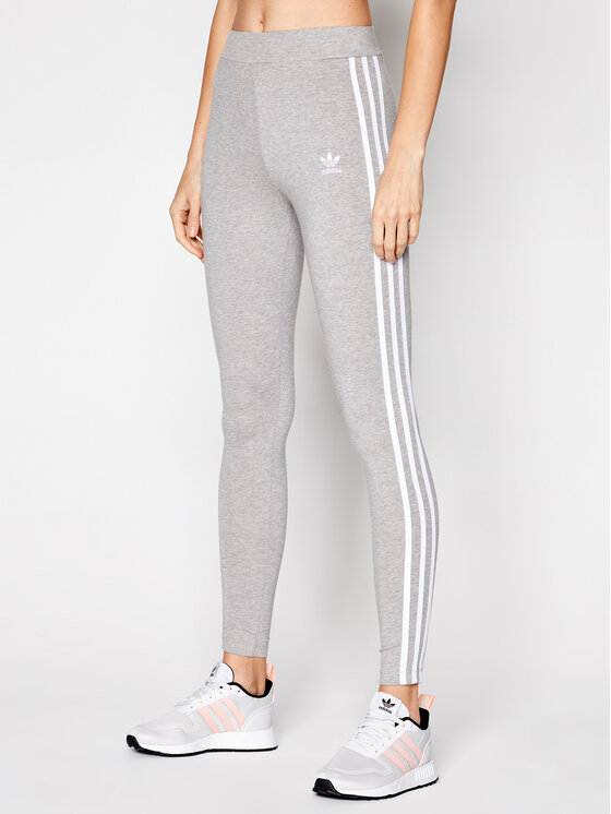 adidas adidas Легінси adicolor Classics 3-Stripes GN4506 Сірий Tight Fit