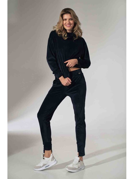 FIGL FIGLFIGL Felpa M745 Blu scuro Regular Fit