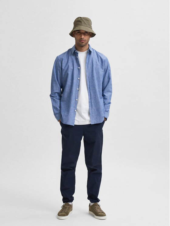 Selected Homme Selected Homme Cămașă 16078867 Albastru Slim Fit