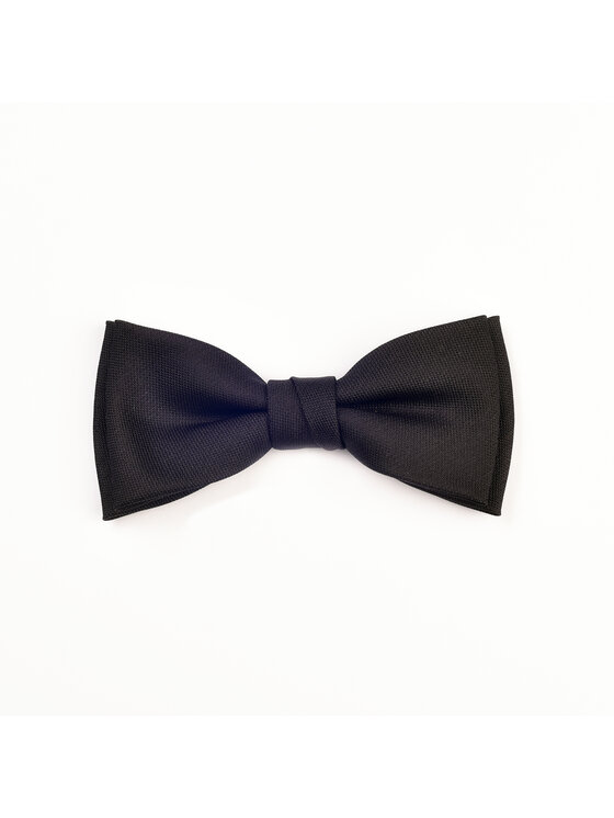 ELSNER ELSNER Παπιγιόν BUTTERFLY Z JEDWABNEGO ŻAKARDU A5288 Μαύρο