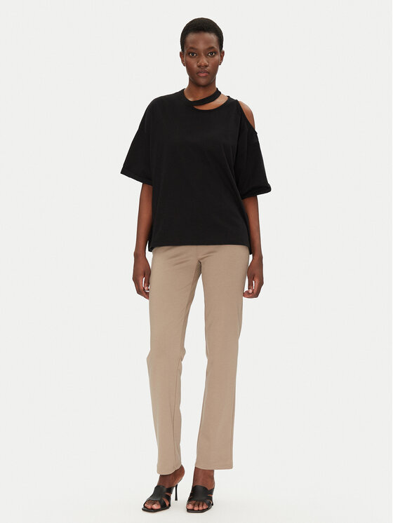 Fransa Fransa Pantaloni di tessuto 20615363 Beige Regular Fit