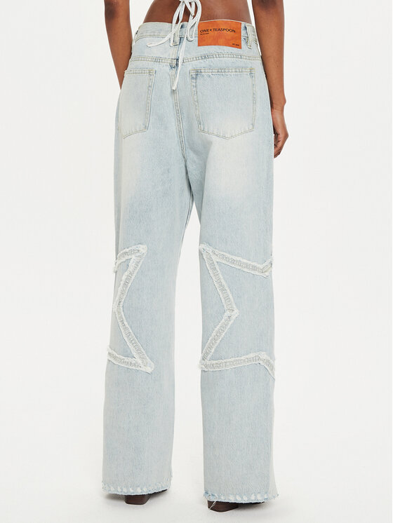 One Teaspoon One Teaspoon Jeans 26438 Blau Straight Leg