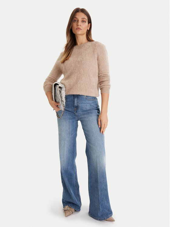ViCOLO ViCOLO Πουλόβερ 22066F Μπεζ Regular Fit