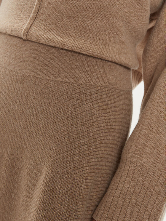 IVY OAK IVY OAK Trapezförmiger Rock Kaia Rose IO113148 Beige Loose Fit