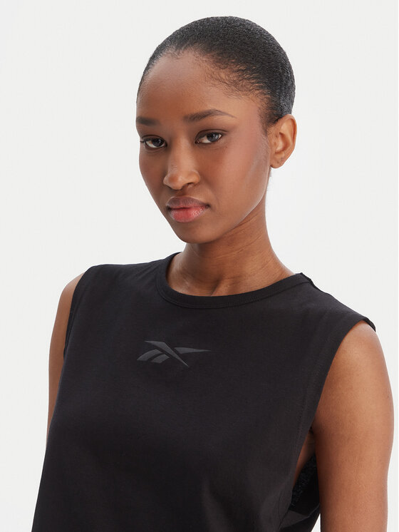 Reebok Reebok Top Erica RK25499CCW Crna Relaxed Fit