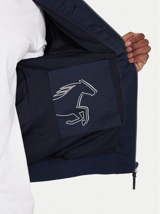 Mustang Mustang Bomber dzseki 1016889 Sötétkék Regular Fit