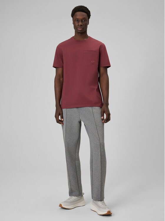 4F 4F T-shirt 4FRSS26TTSHM3637-60S Rosso Regular Fit