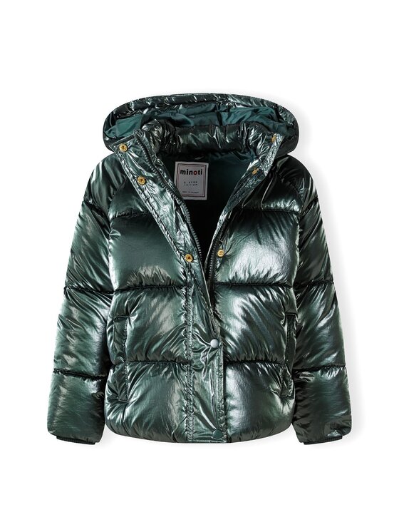 MINOTI MINOTI Kurtka zimowa 20coat59 Zielony Regular Fit
