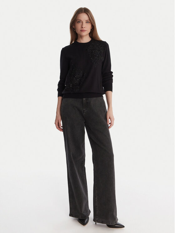 Artigli Artigli Džemper ACMA002801 Crna Regular Fit