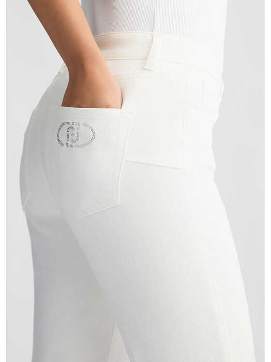 Liu Jo Liu Jo Pantaloni di tessuto UA5082T181610701 Bianco Regular Fit