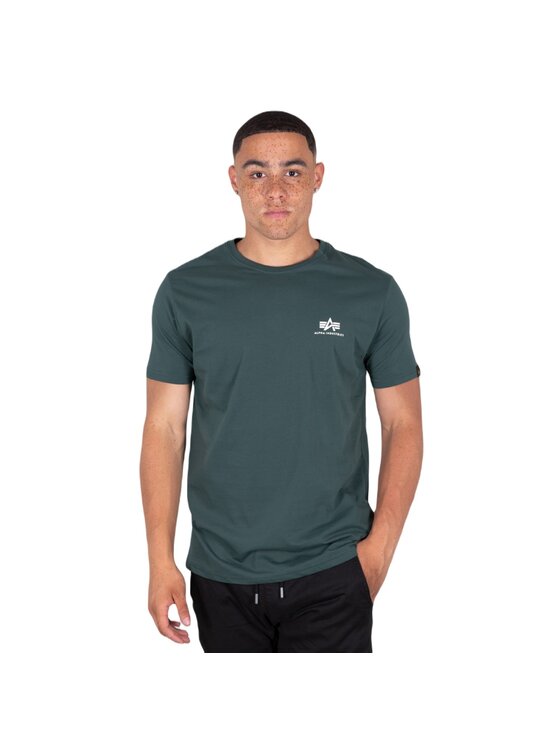 Alpha Industries Alpha Industries T-Shirt AI.188505-610 Zielony Basic Fit