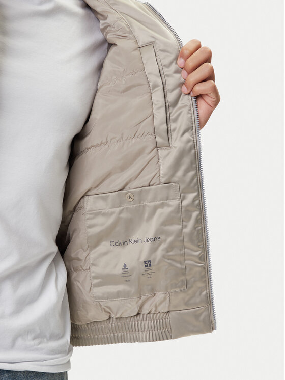 Calvin Klein Jeans Calvin Klein Jeans Μπόμπερ μπουφάν Harrington LV04RC516G Μπεζ Regular Fit