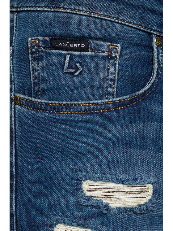 Lancerto Lancerto Jeansy Ansel SP113222000025 Granatowy Slim Fit