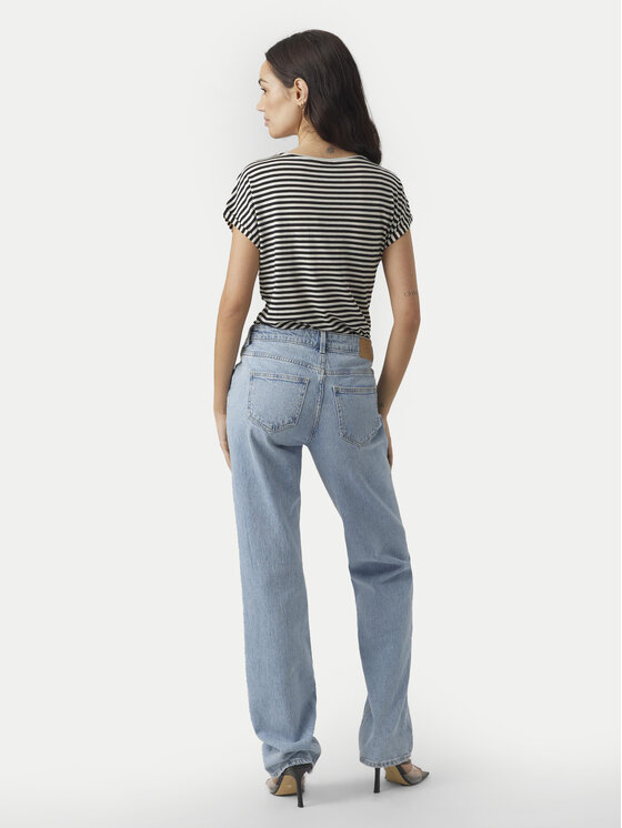 Vero Moda Vero Moda Marškinėliai Ava 10284469 Juoda Regular Fit