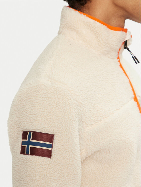 Napapijri Napapijri Флісовий реглан Yupik NP0A4GNT Бежевий Regular Fit