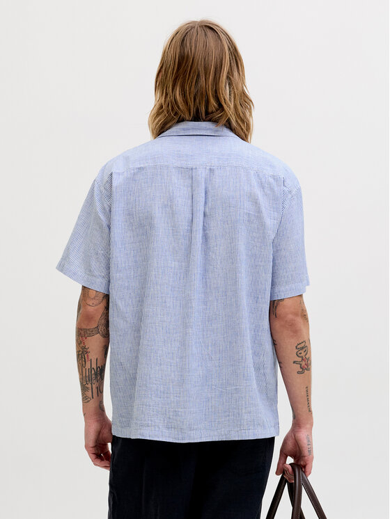Jack & Jones Jack & Jones Koszula Summer 12289191 Niebieski Relaxed Fit
