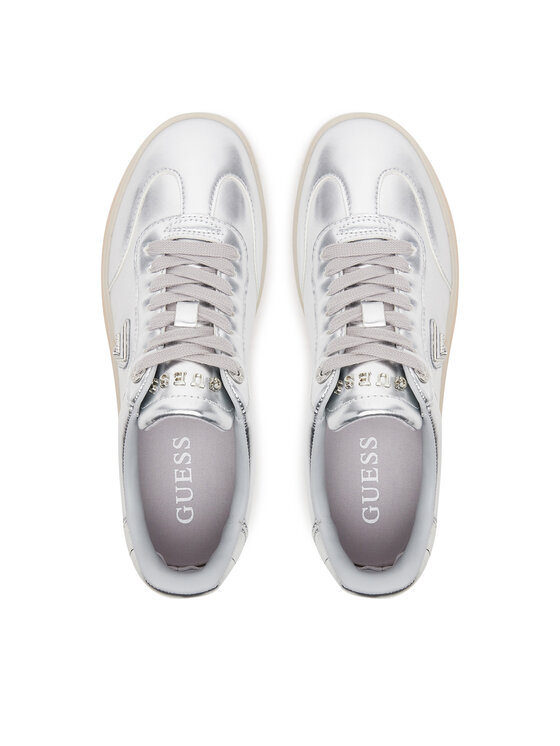 Guess Guess Tenisice FLJJAZLEM12 Srebrna