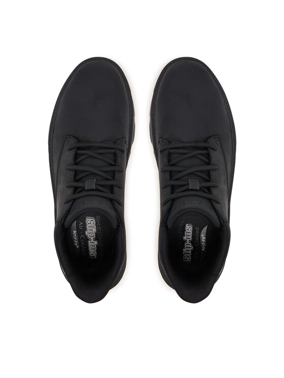 Skechers Skechers Šnurovacia obuv Arch Fit Garza 205514 BBK Čierna