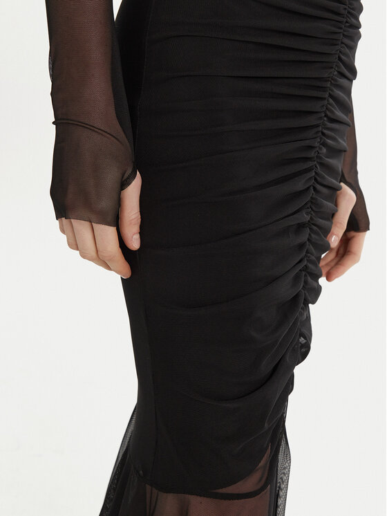 NORMA KAMALI NORMA KAMALI Večerní šaty ST324PPMG08001 Černá Slim Fit