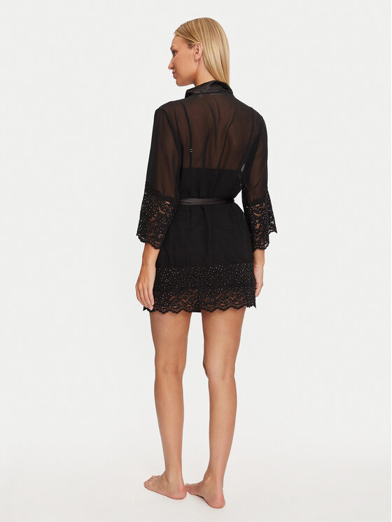 Guess Guess Chalatas Monica O4BX18 WFFQ0 Juoda
