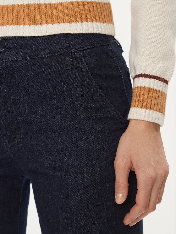 United Colors Of Benetton United Colors Of Benetton Jeansy 4AC6574X5 Modrá Wide Leg